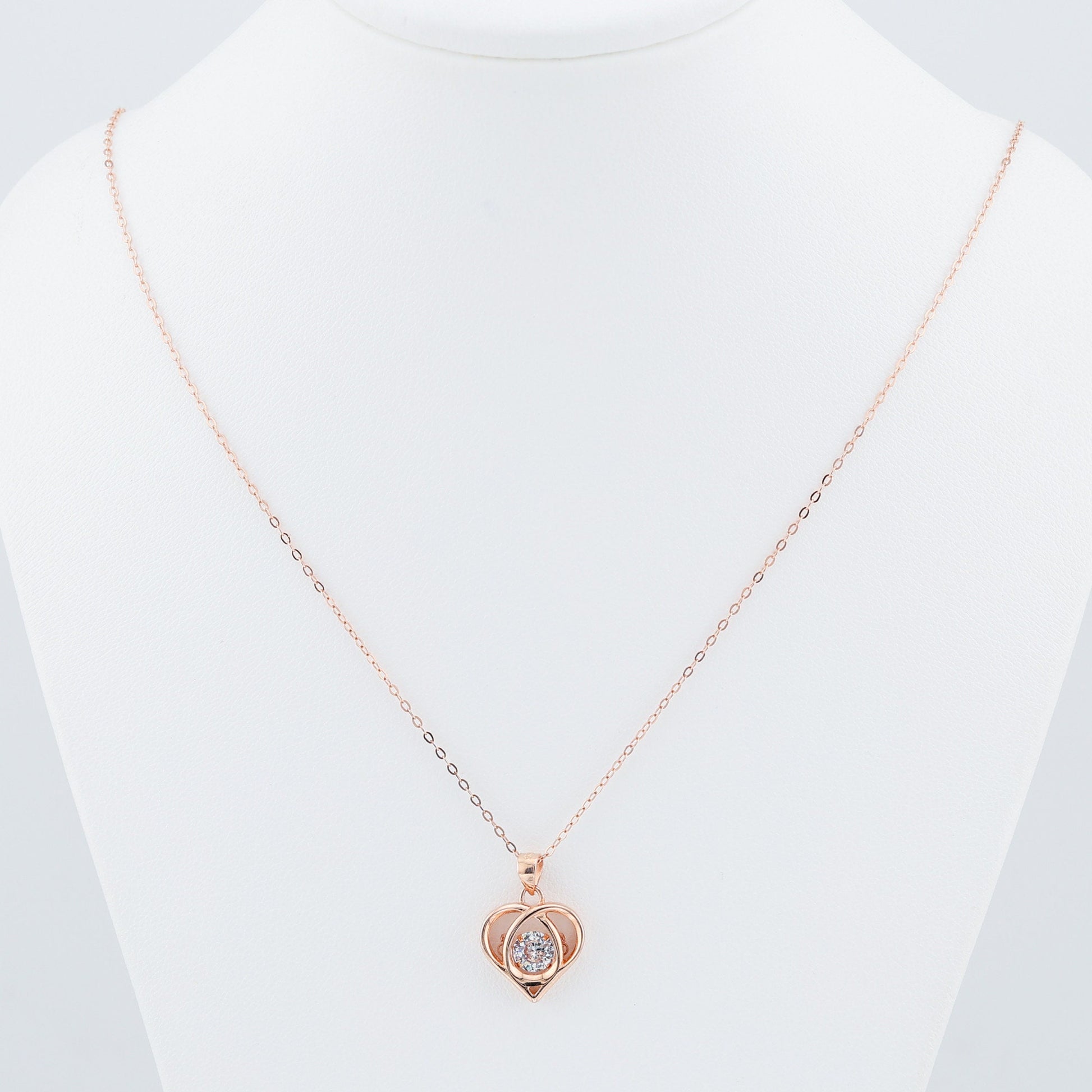 Rose Gold 925 Sterling silver Neckalce