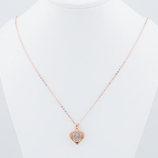 Rose Gold 925 Sterling silver Neckalce