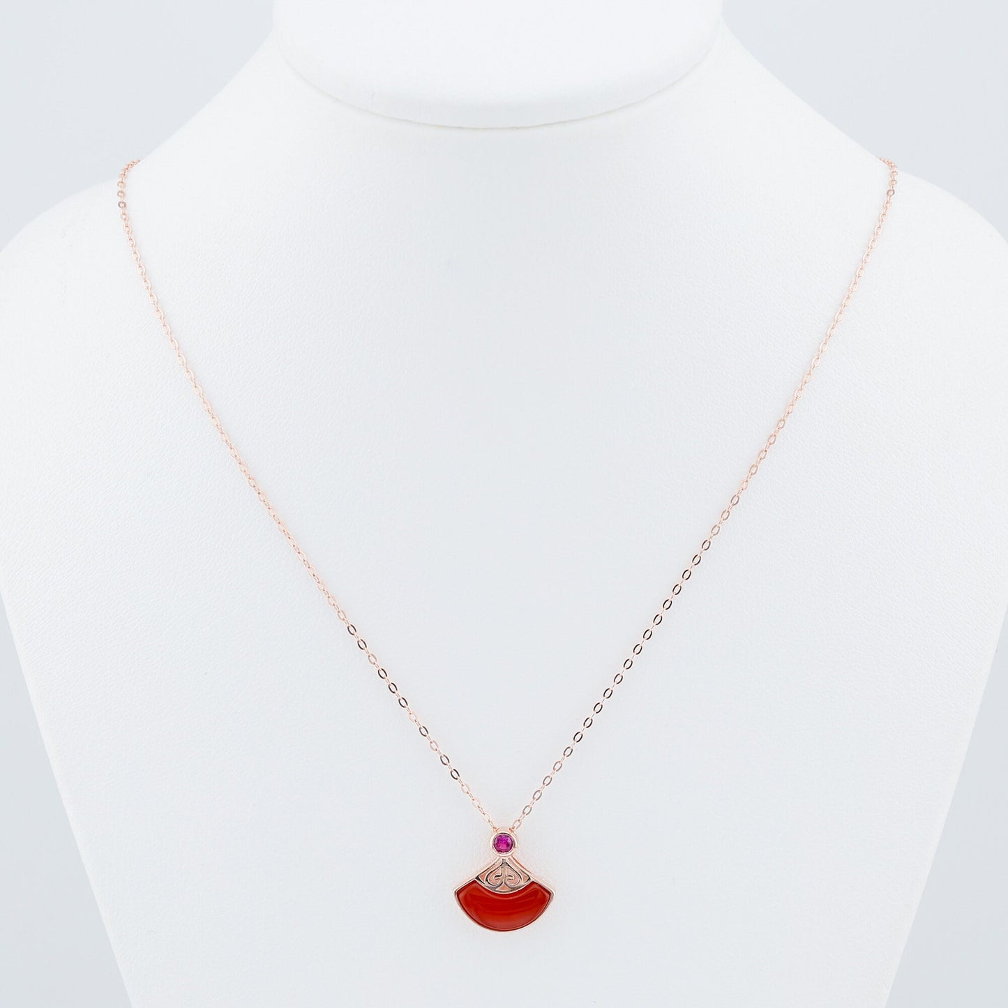 Rose Gold 925 Sterling silver Neckalce