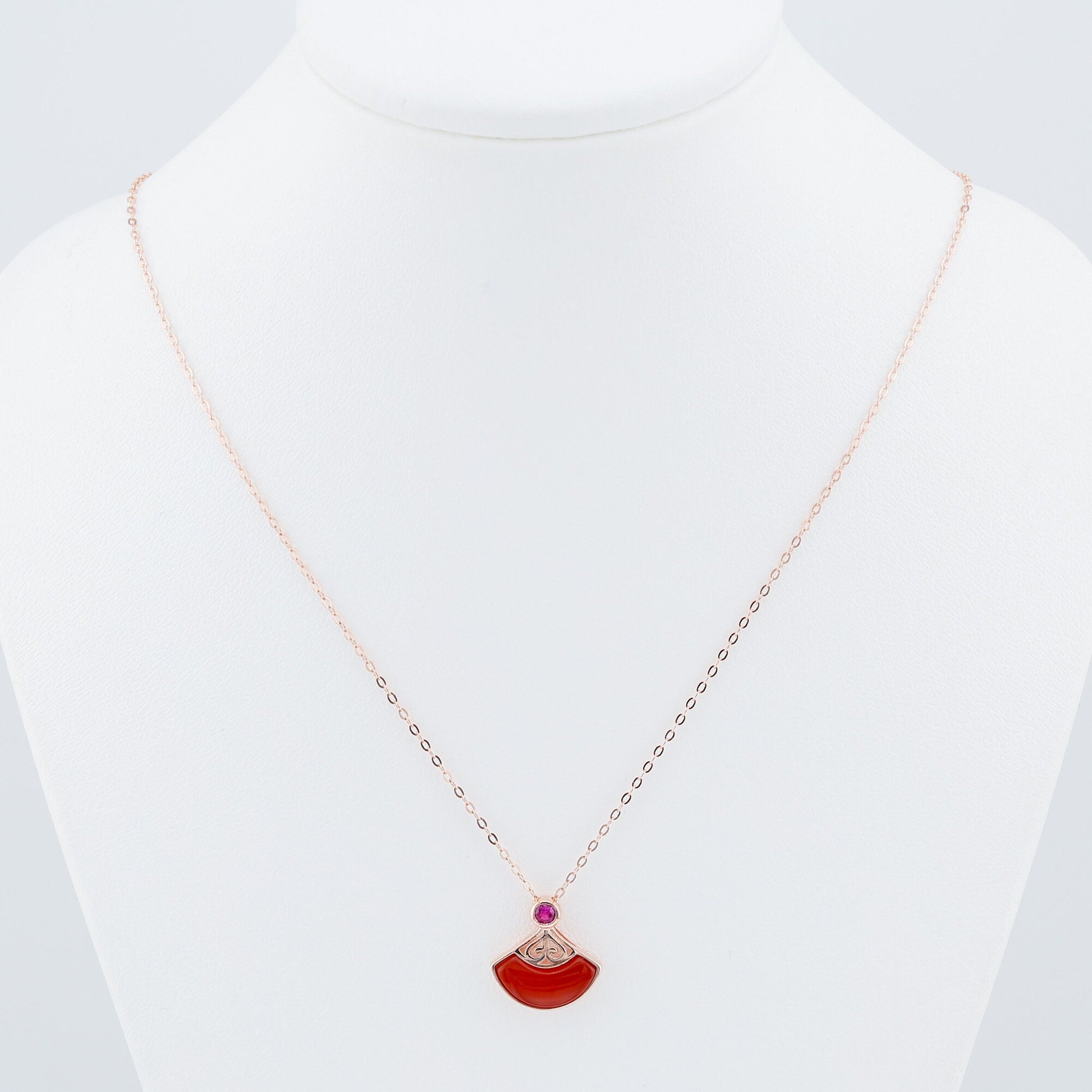 Rose Gold 925 Sterling silver Neckalce
