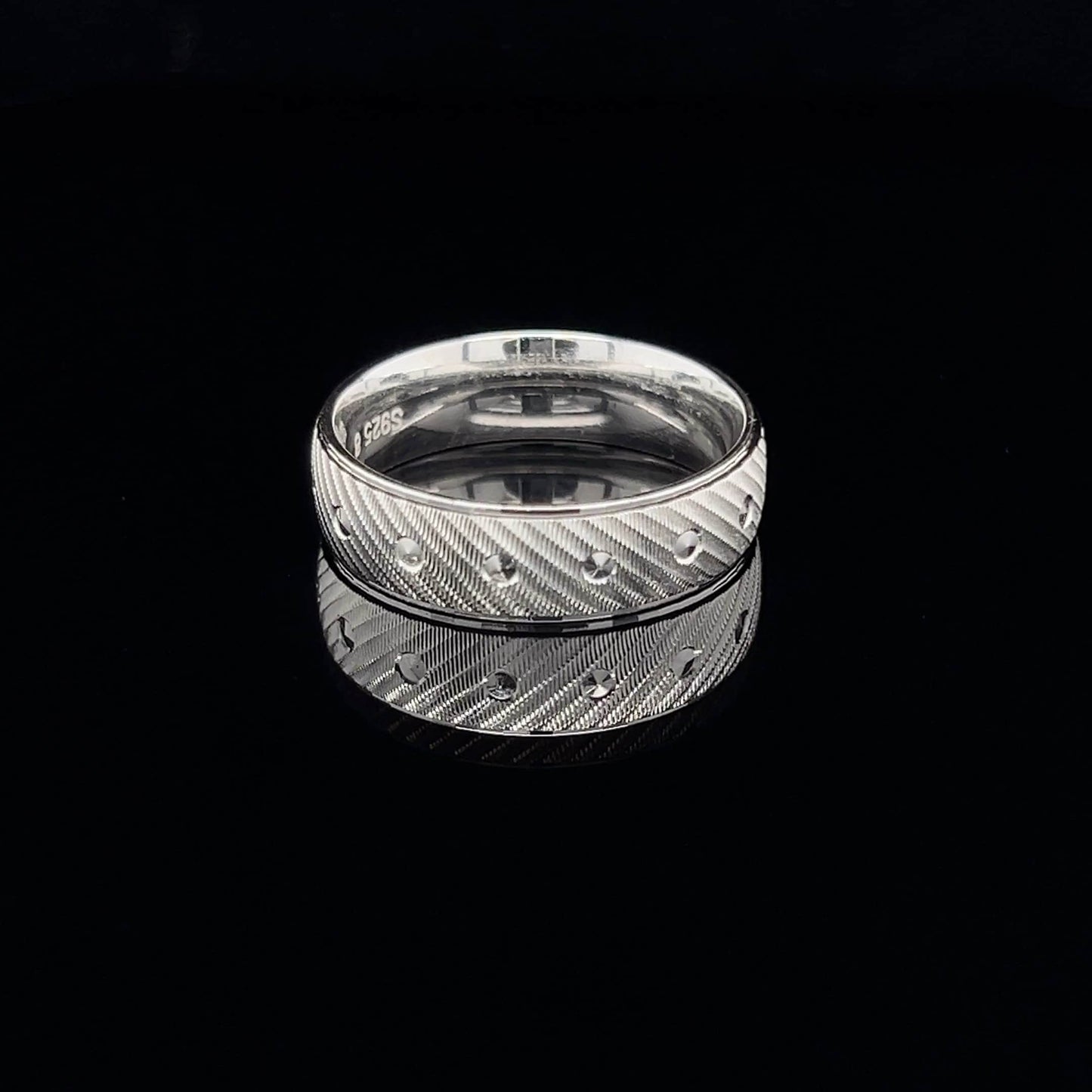 925 Sterling Silver Rings Bands Elegant Desgin