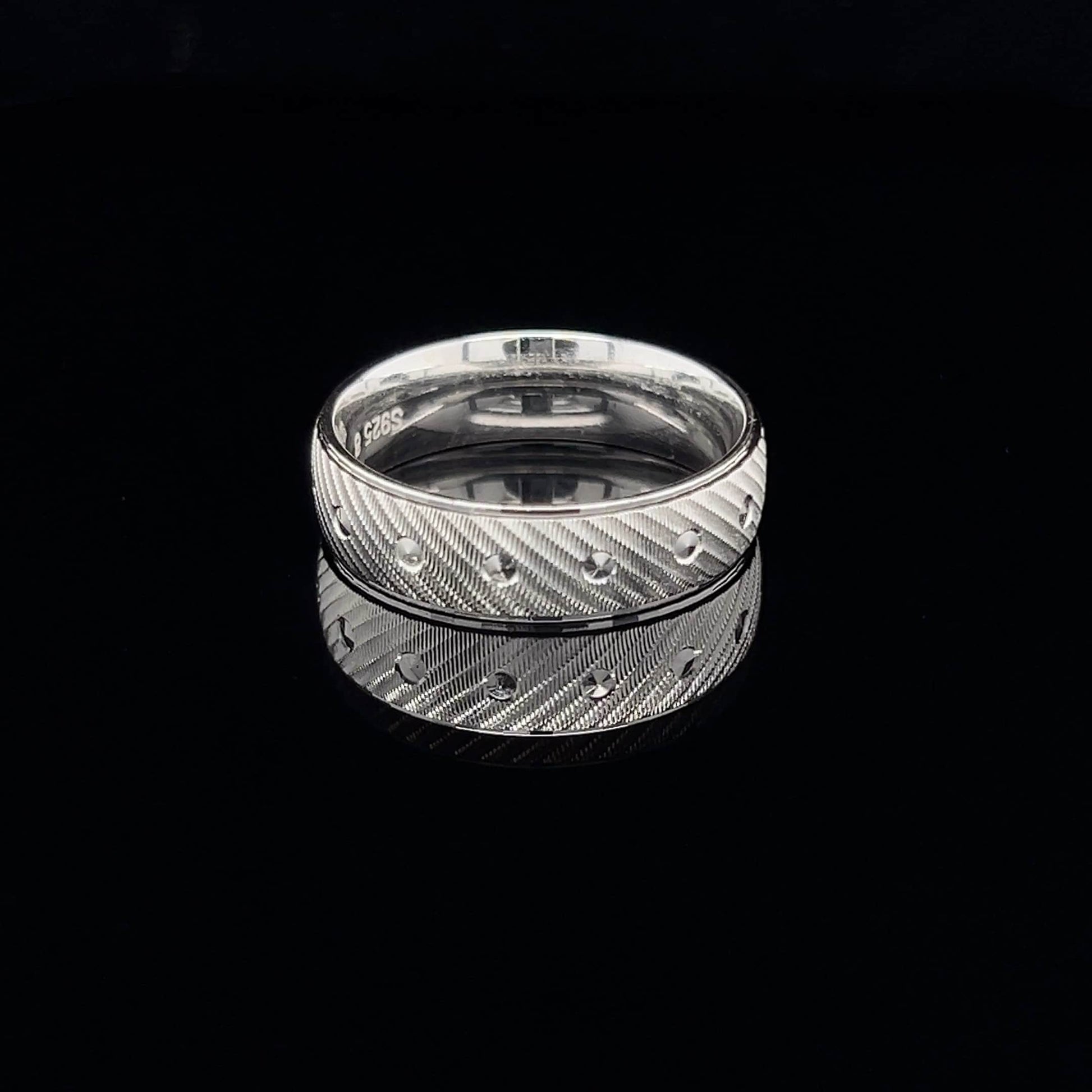 925 Sterling Silver Rings Bands Elegant Desgin