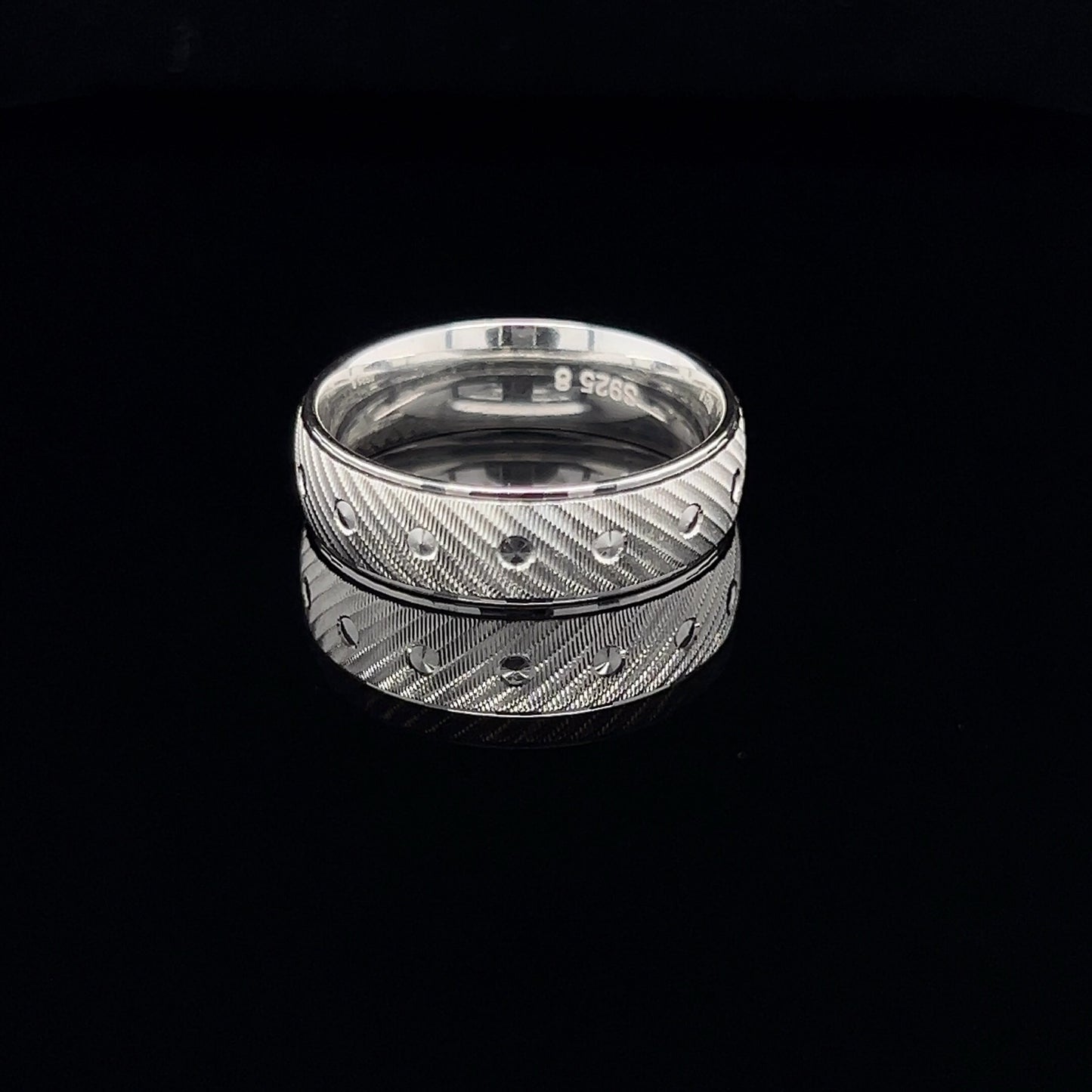 925 Sterling Silver Rings Bands Elegant Desgin