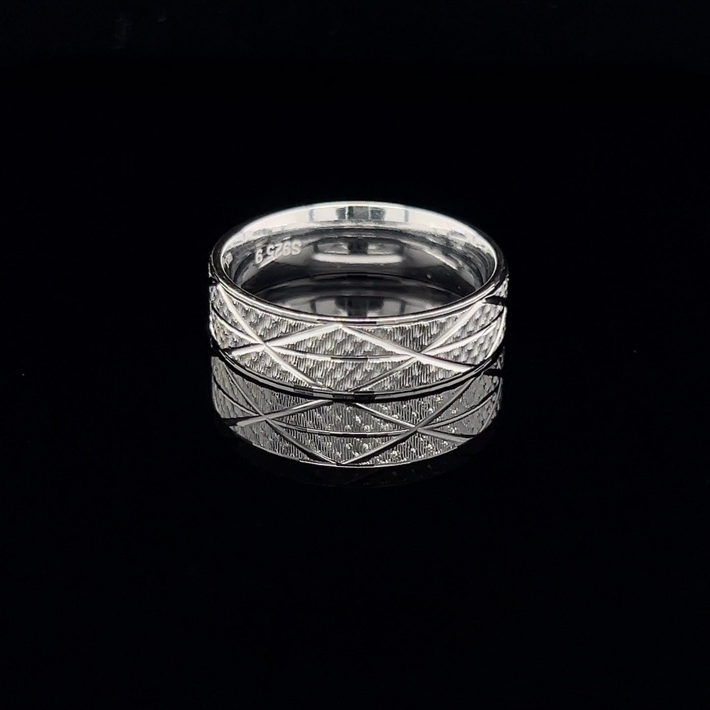 925 Sterling Silver Rings Bands Elegant Desgin