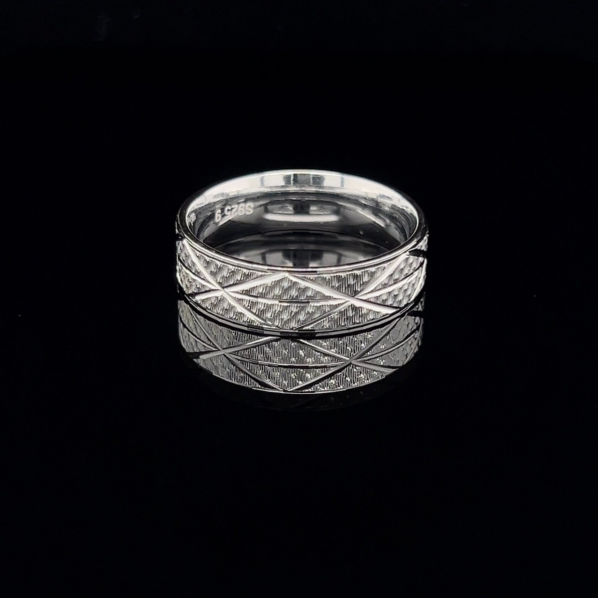 925 Sterling Silver Rings Bands Elegant Desgin