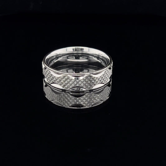 925 Sterling Silver Rings Bands Elegant Desgin