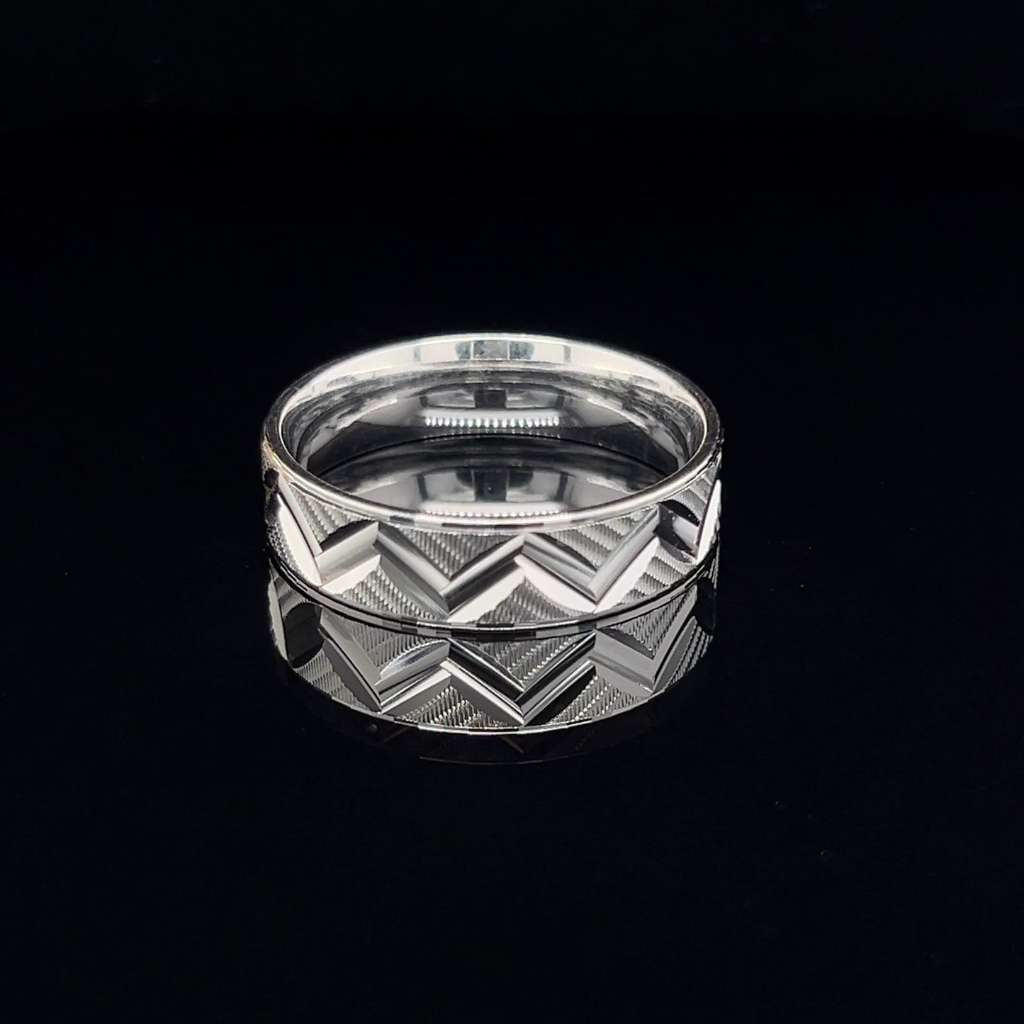 925 Sterling Silver Rings Bands Elegant Desgin