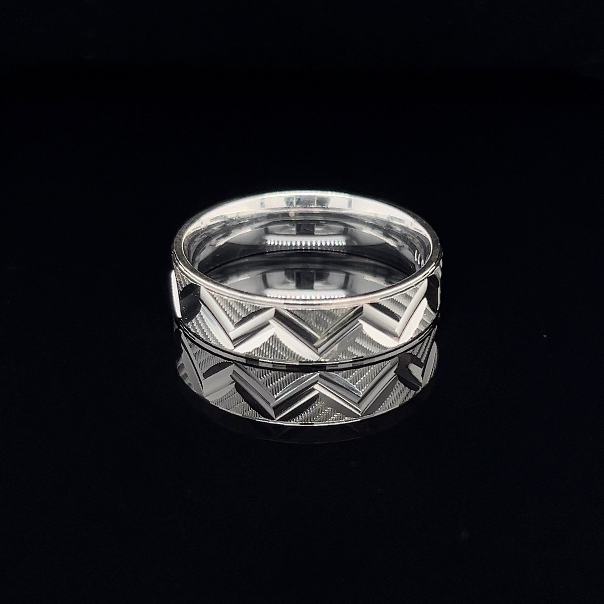 925 Sterling Silver Rings Bands Elegant Desgin