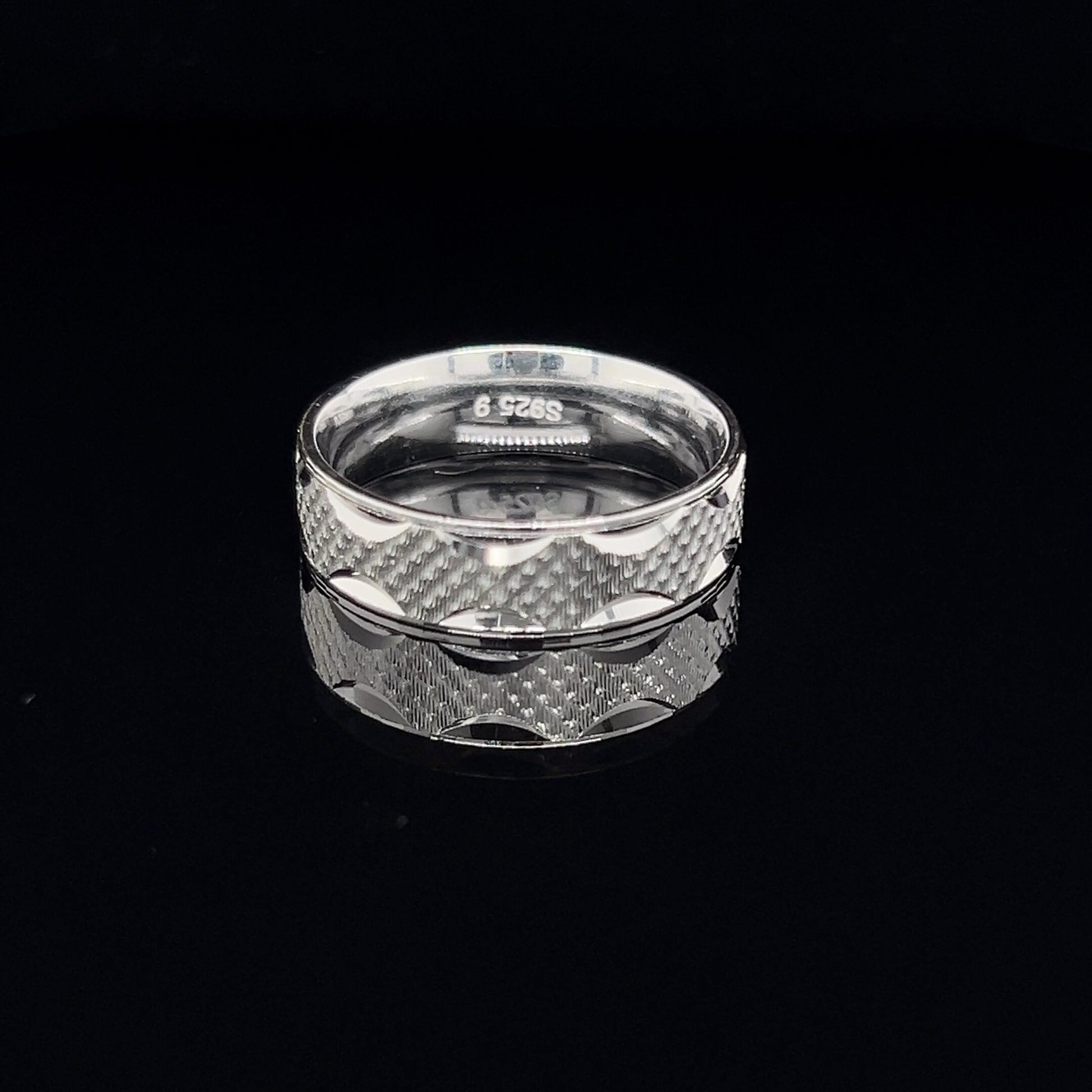 925 Sterling Silver Rings Bands Elegant Desgin