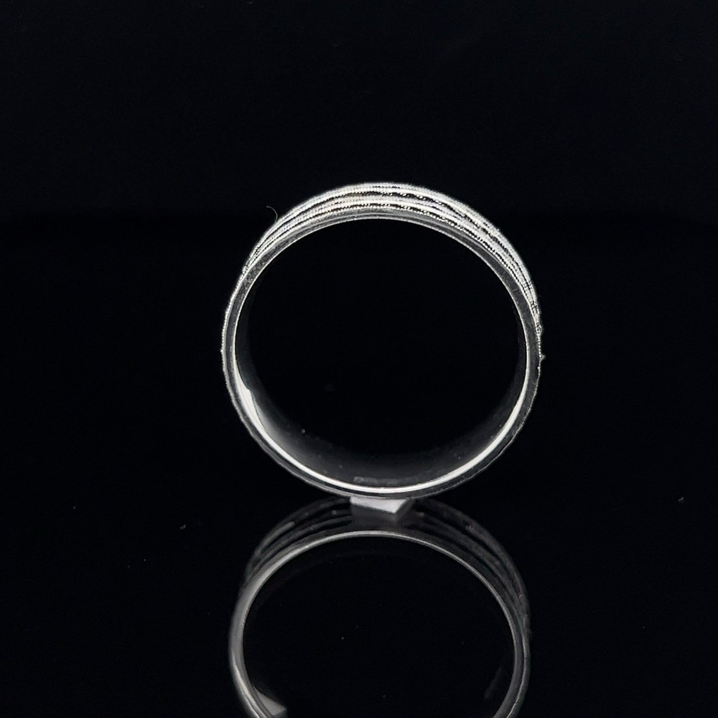 925 Sterling Silver Rings Bands Elegant Desgin