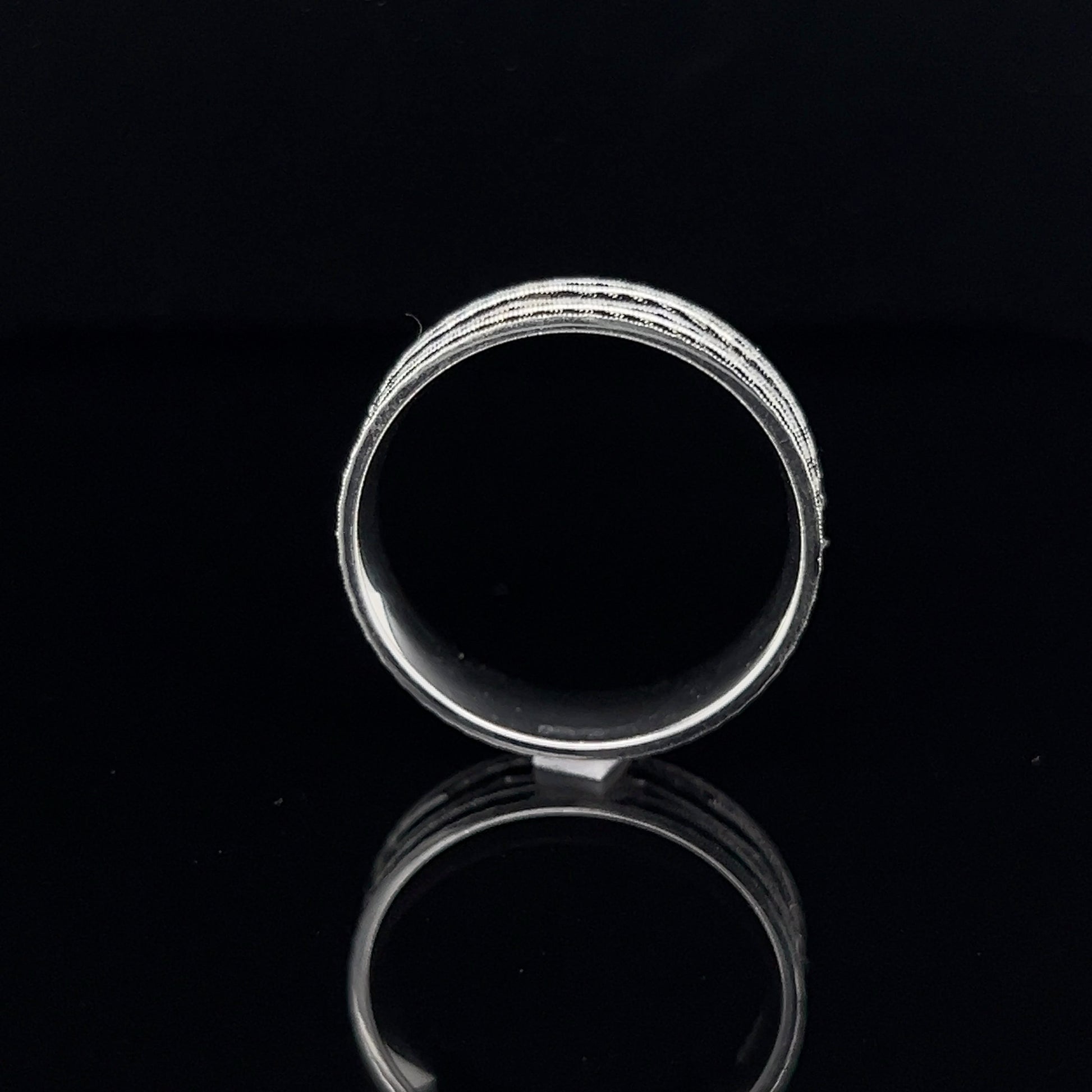 925 Sterling Silver Rings Bands Elegant Desgin