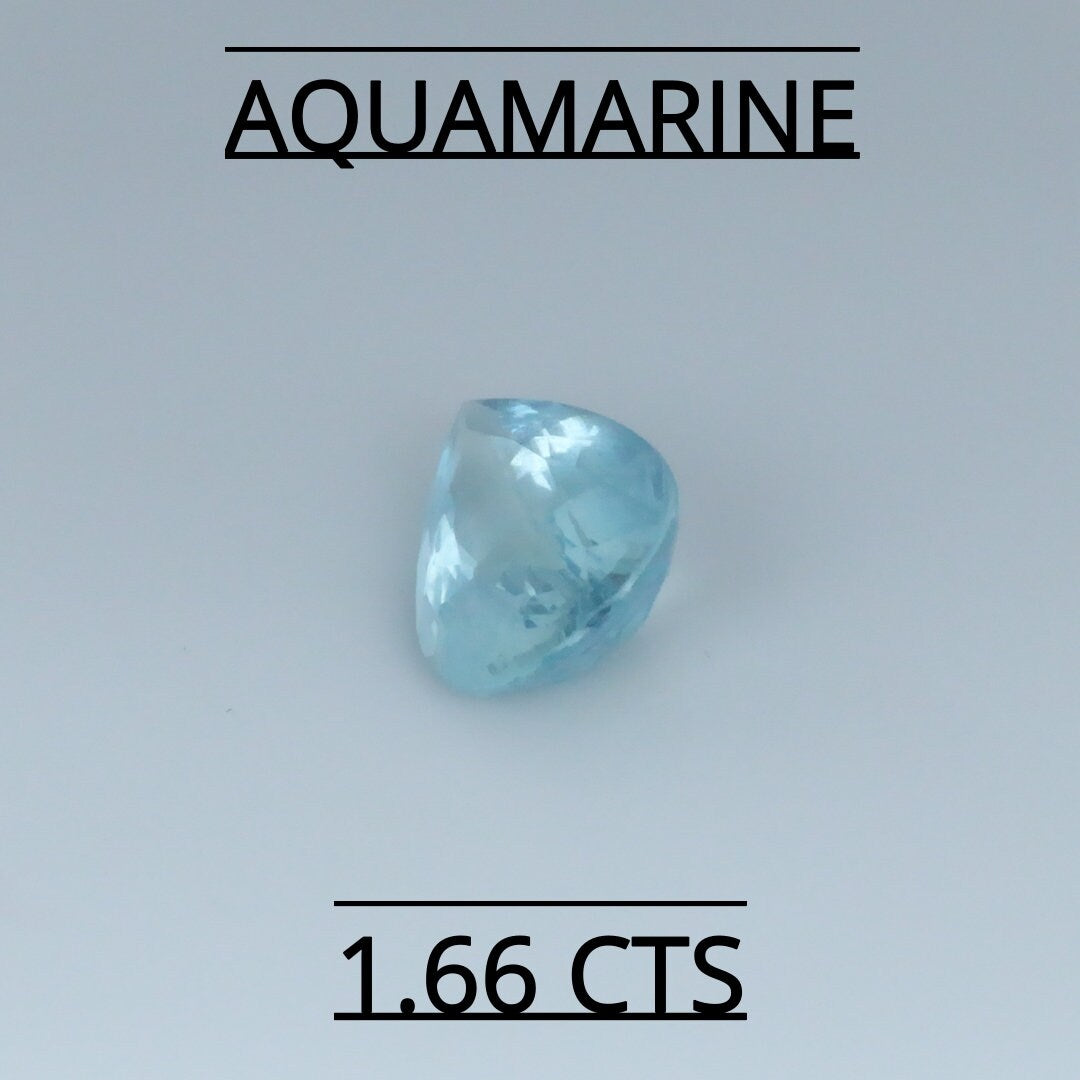 NATURAL AQUAMARINE 1.66 CTS