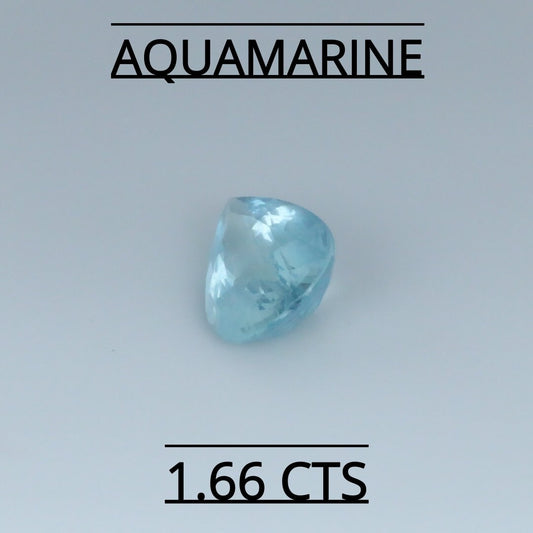 NATURAL AQUAMARINE 1.66 CTS