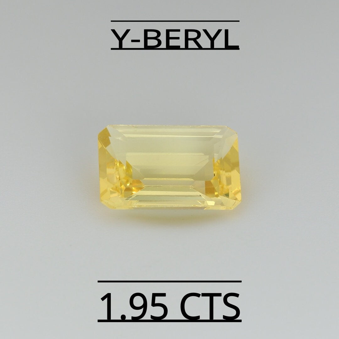 Natural Yellow Beryl 1.95 CARAT