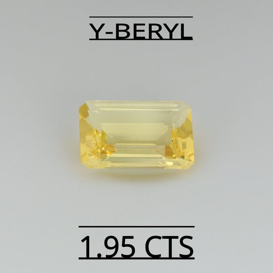 Natural Yellow Beryl 1.95 CARAT