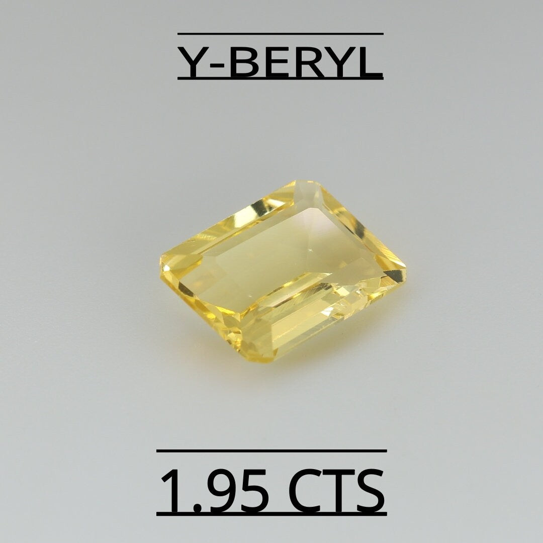 Natural Yellow Beryl 1.95 CARAT
