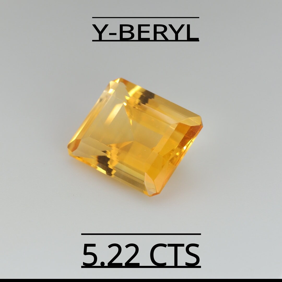 Natural Yellow Beryl 5.22 CARAT