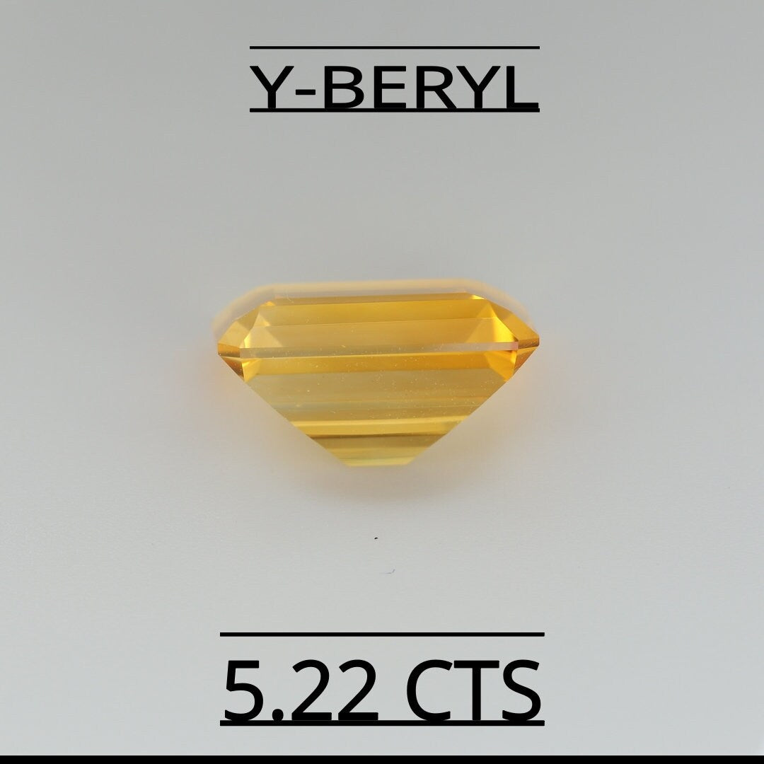Natural Yellow Beryl 5.22 CARAT