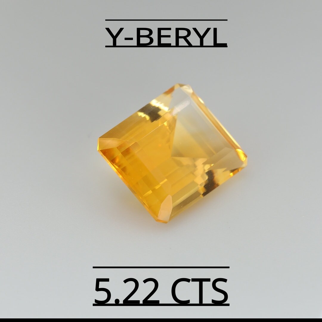 Natural Yellow Beryl 5.22 CARAT