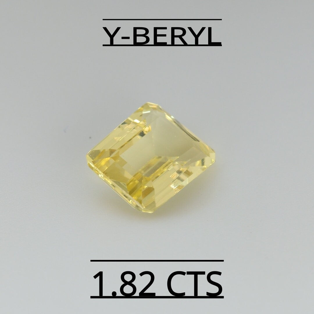 Natural Yellow Beryl 1.82 CARAT