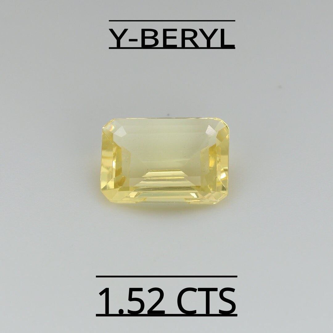 Natural Yellow Beryl 1.52 CARAT