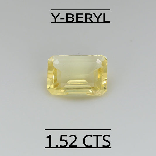 Natural Yellow Beryl 1.52 CARAT