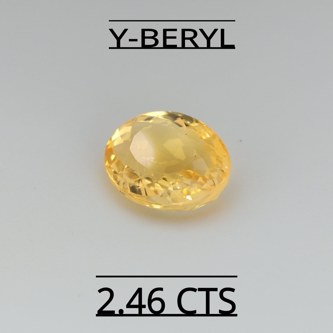 Natural Yellow Beryl 2.46 CARAT