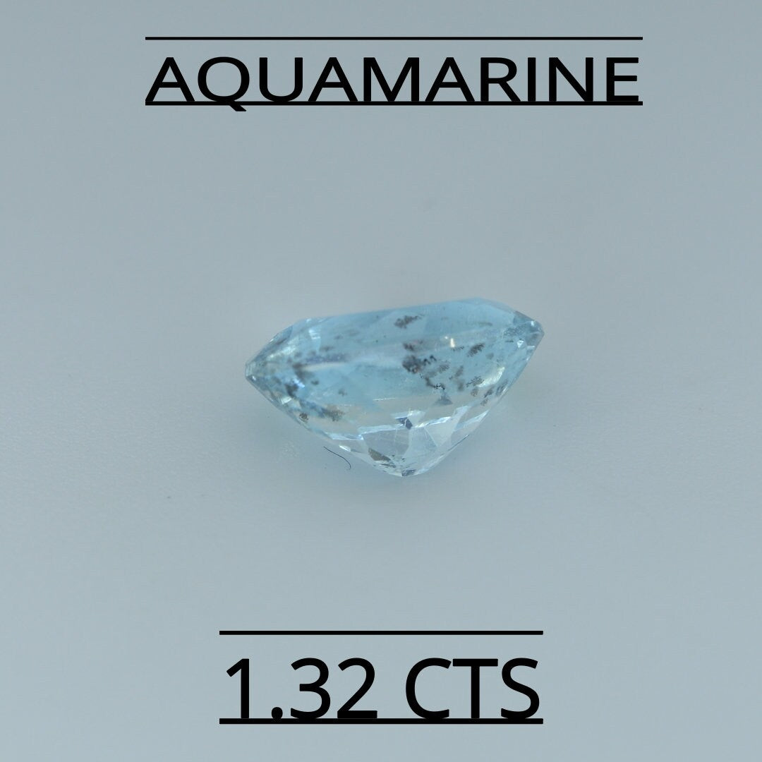 NATURAL AQUAMARINE 1.32 CTS