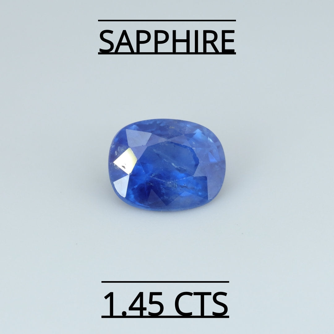 Natural blue sapphire 1.45 CTS