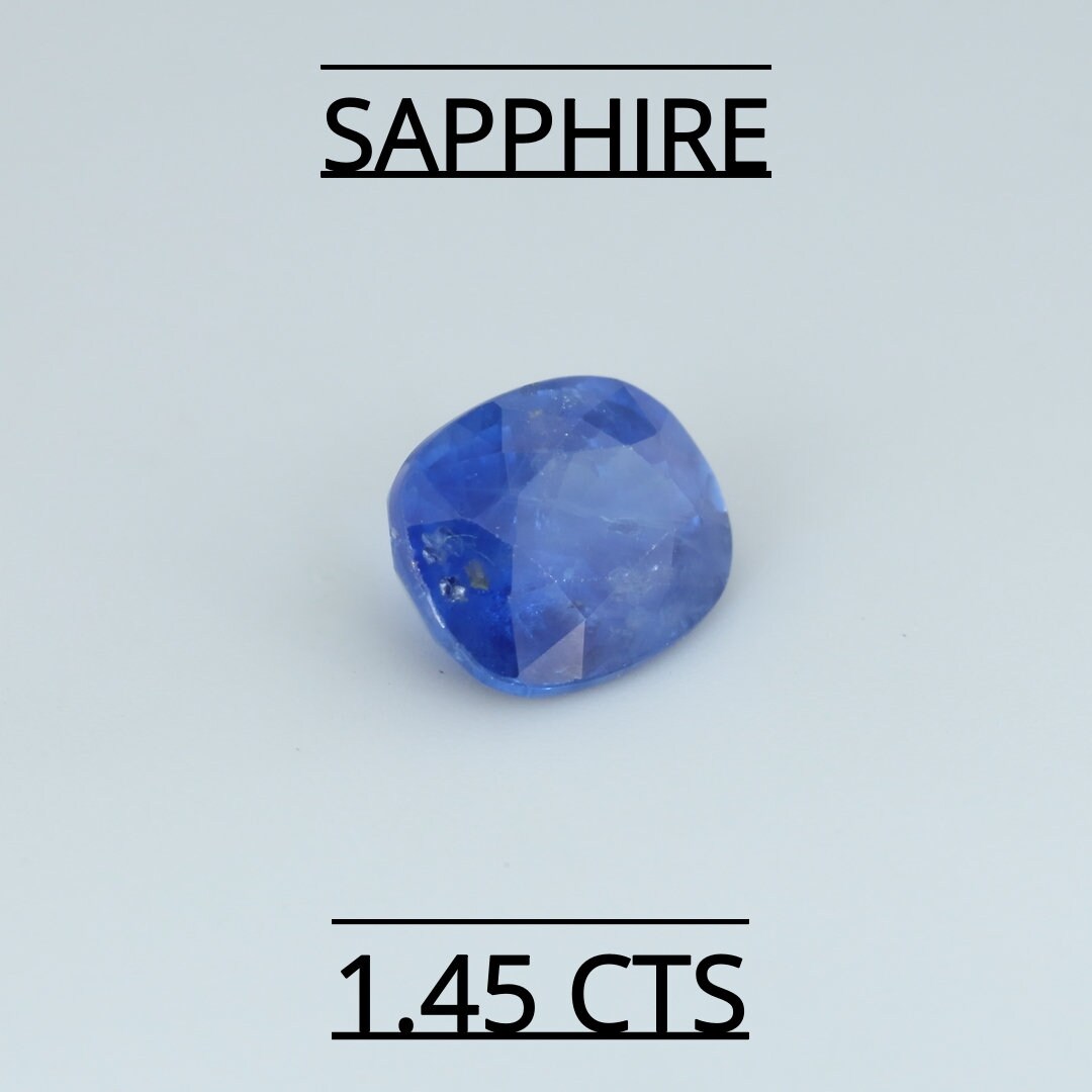 Natural blue sapphire 1.45 CTS