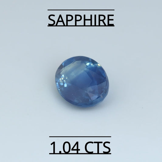 Natural blue sapphire 1.04 CTS