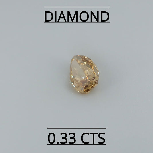 Natural Fancy Green diamond 0.33 cts