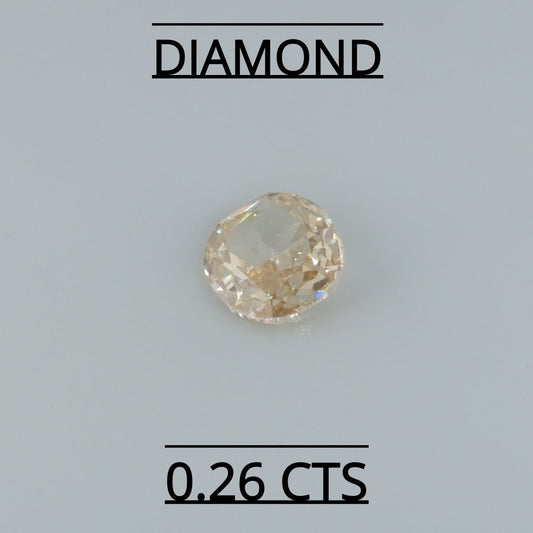 Natural Fancy Yellow diamond 0.26 cts