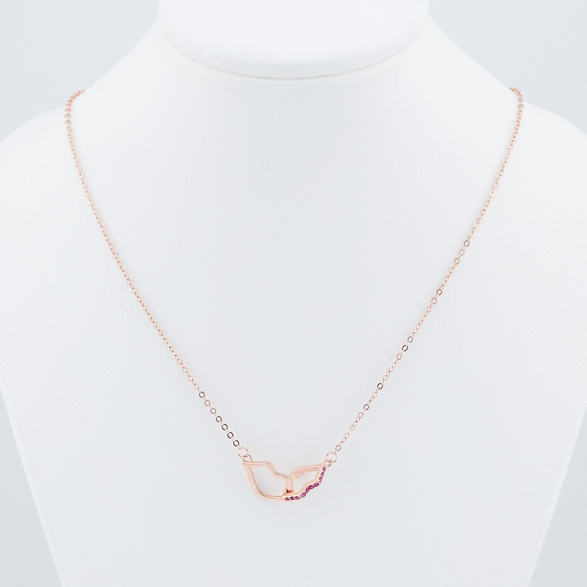 Rose Gold 925 Sterling silver Neckalce