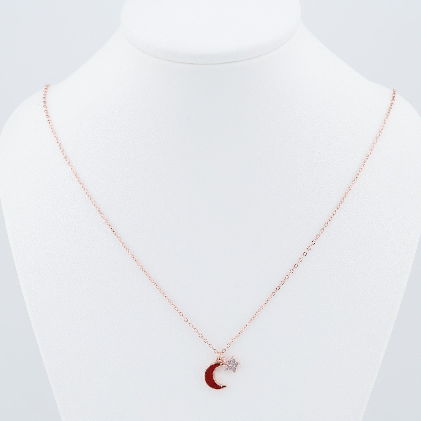 Rose Gold 925 Sterling silver Neckalce