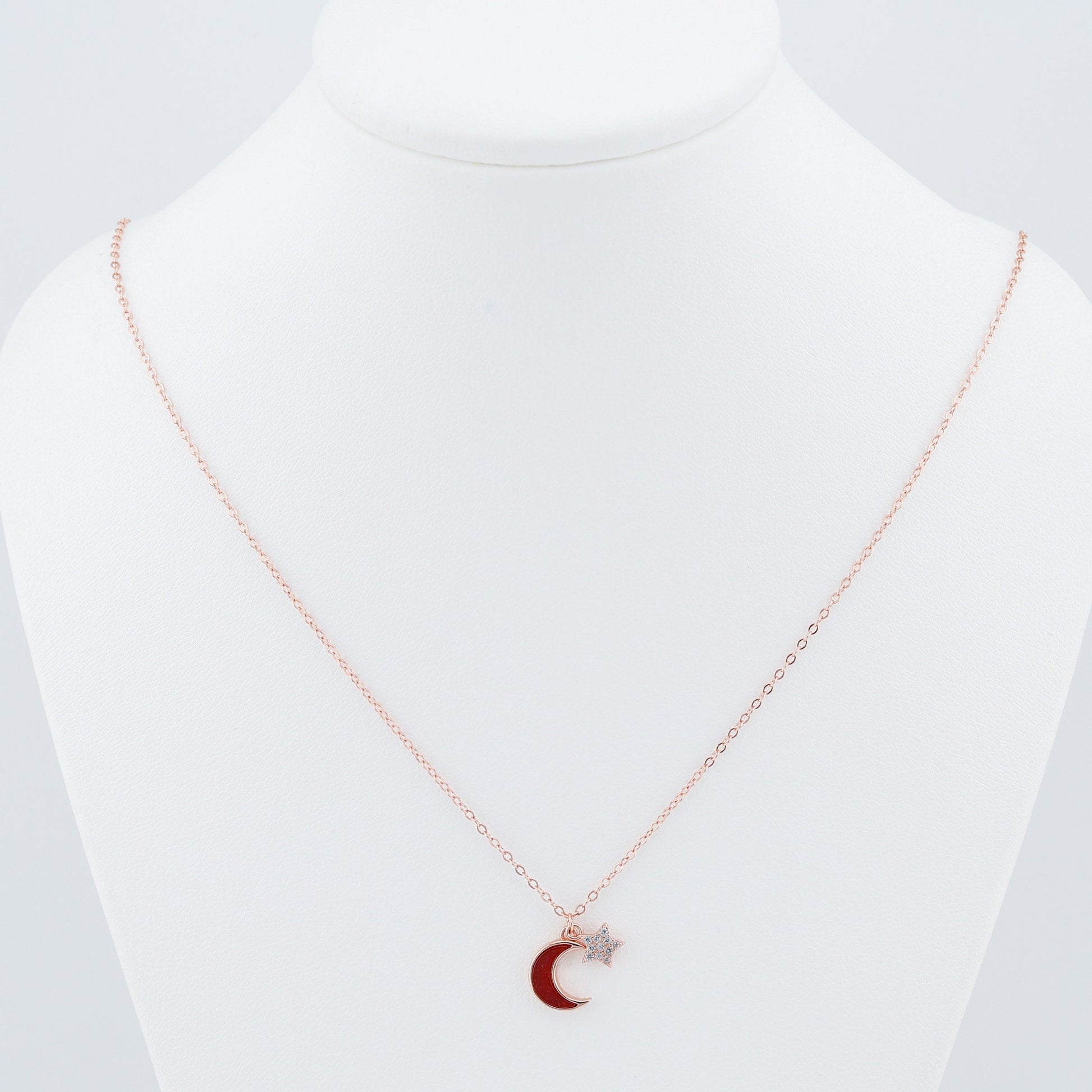 Rose Gold 925 Sterling silver Neckalce