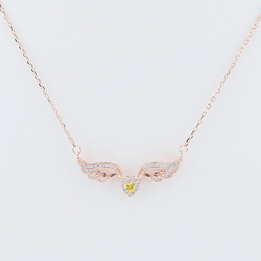 Rose Gold 925 Sterling silver Neckalce