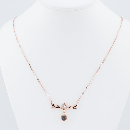 Rose Gold 925 Sterling silver Neckalce