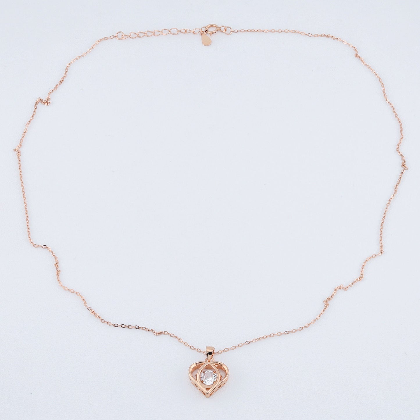 Rose Gold 925 Sterling silver Neckalce