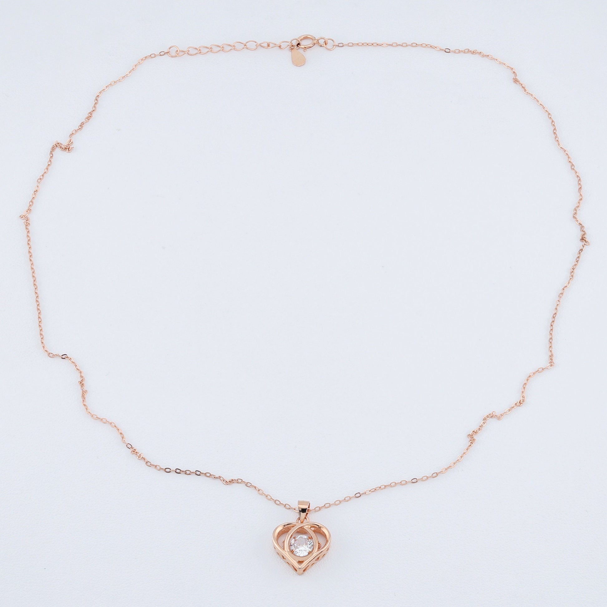 Rose Gold 925 Sterling silver Neckalce