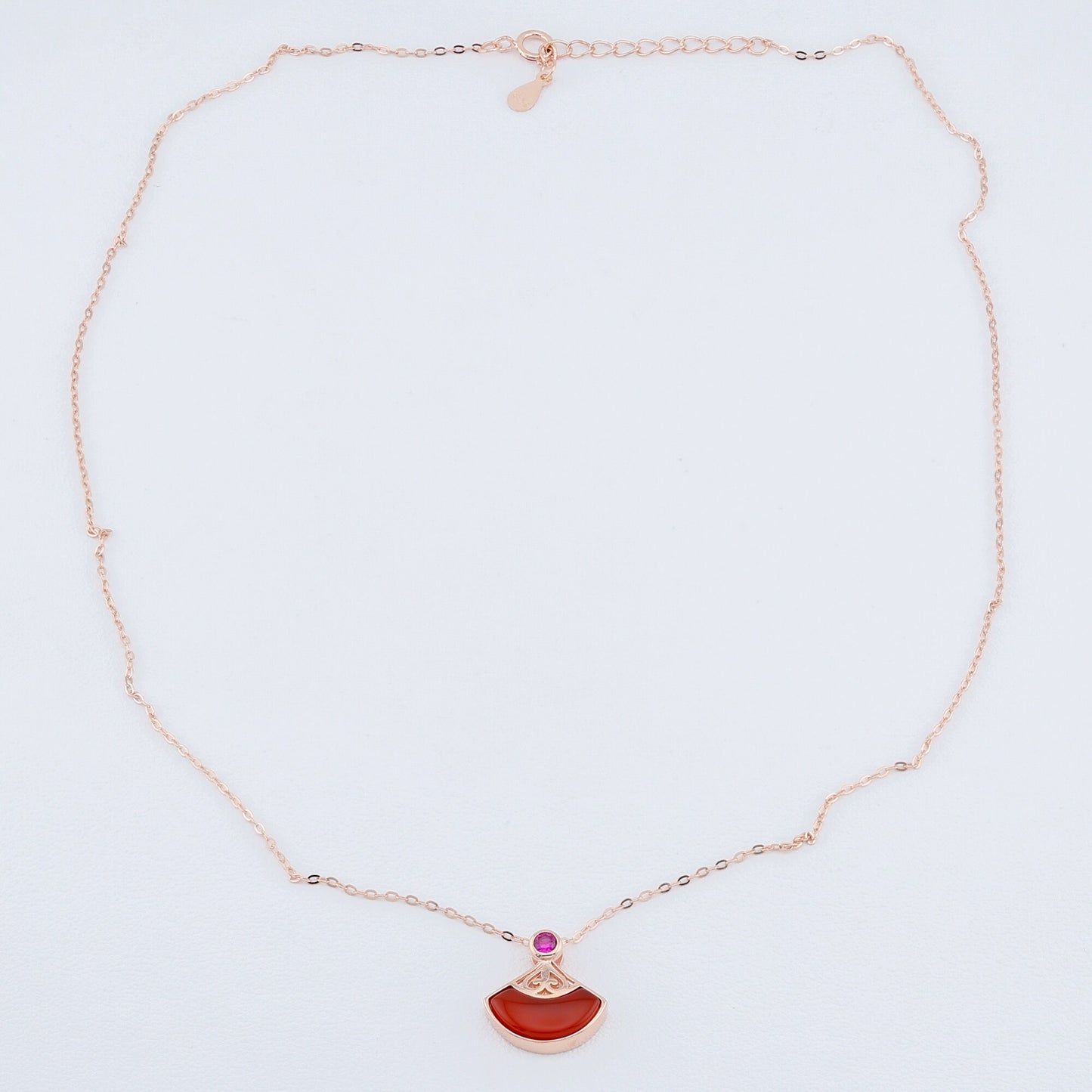 Rose Gold 925 Sterling silver Neckalce