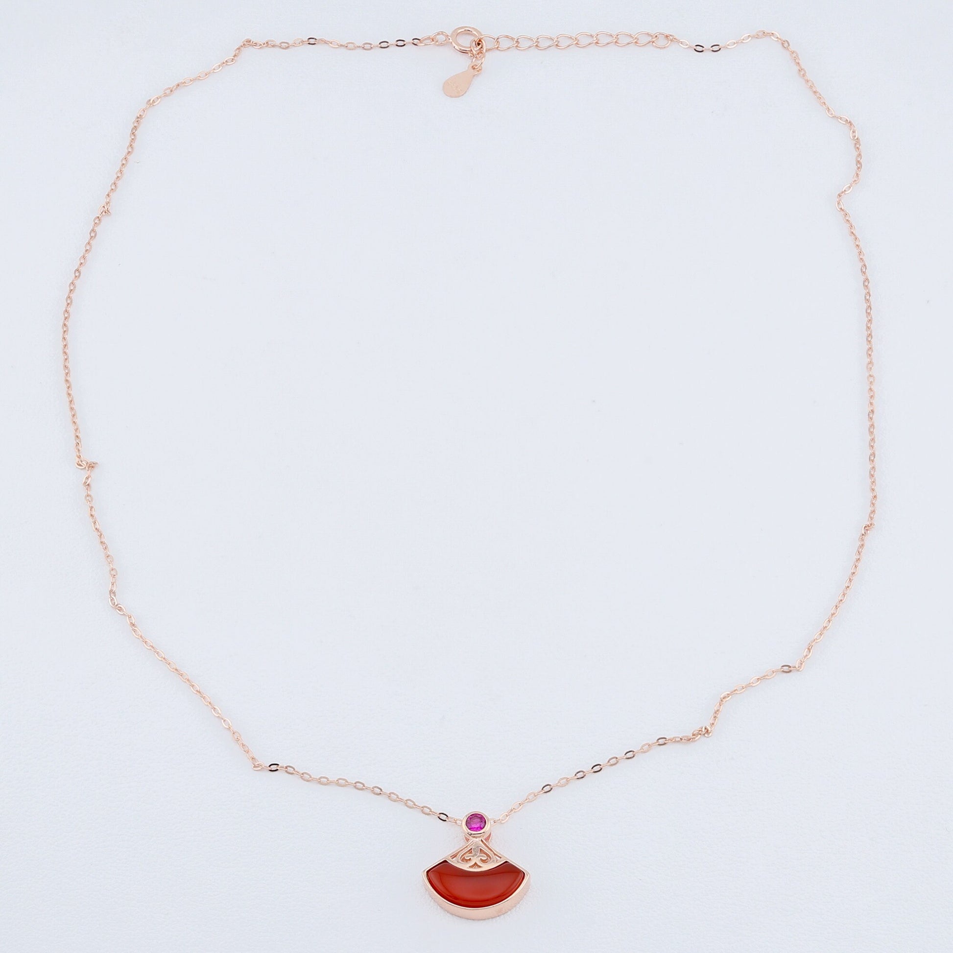 Rose Gold 925 Sterling silver Neckalce