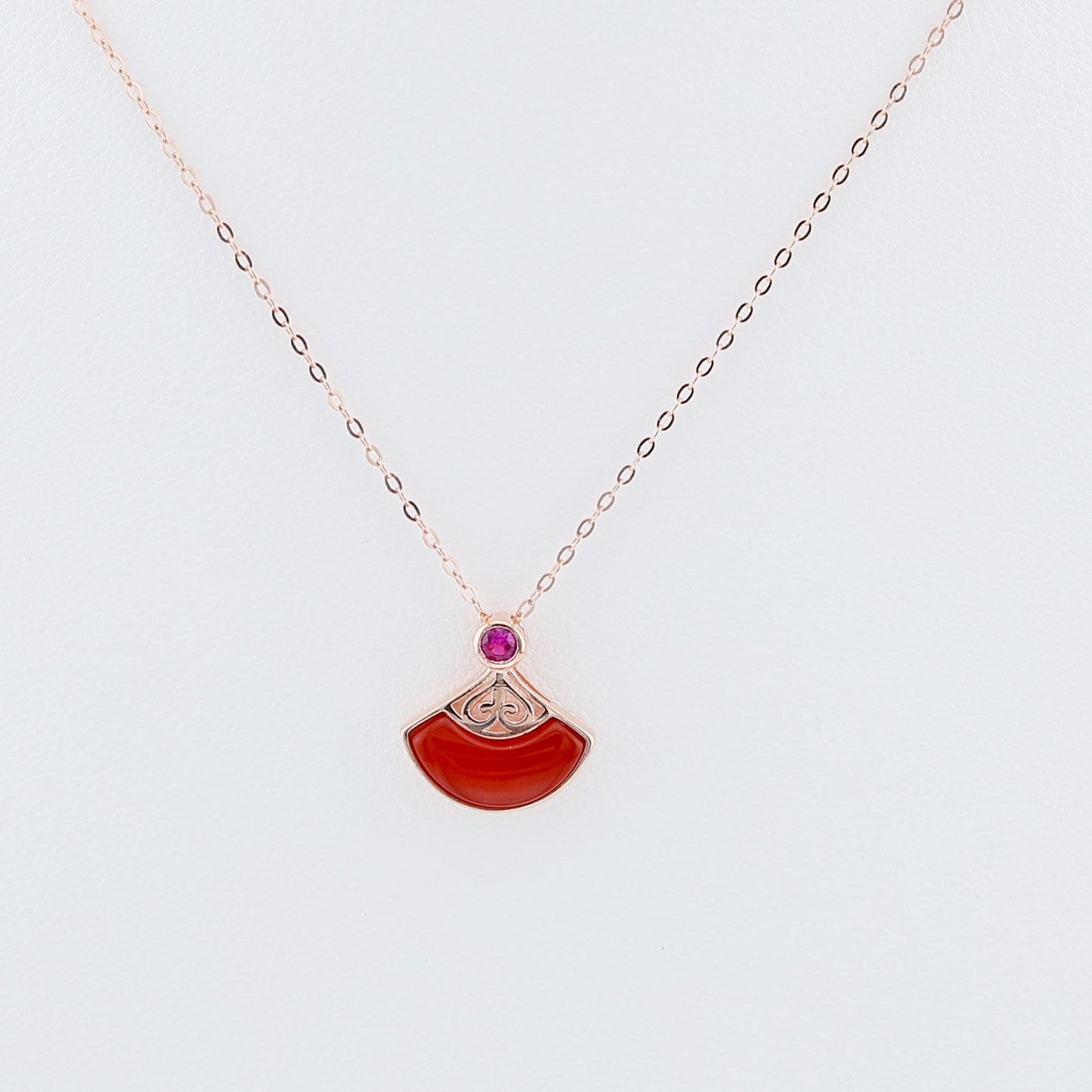 Rose Gold 925 Sterling silver Neckalce
