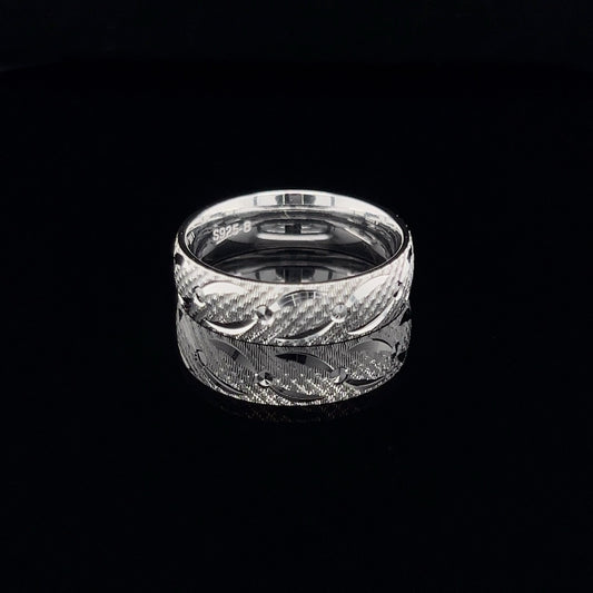 925 Sterling Silver Rings Bands Elegant Desgin