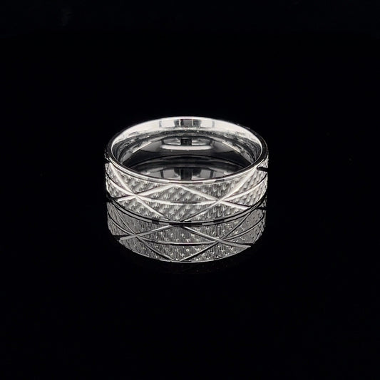 925 Sterling Silver Rings Bands Elegant Desgin