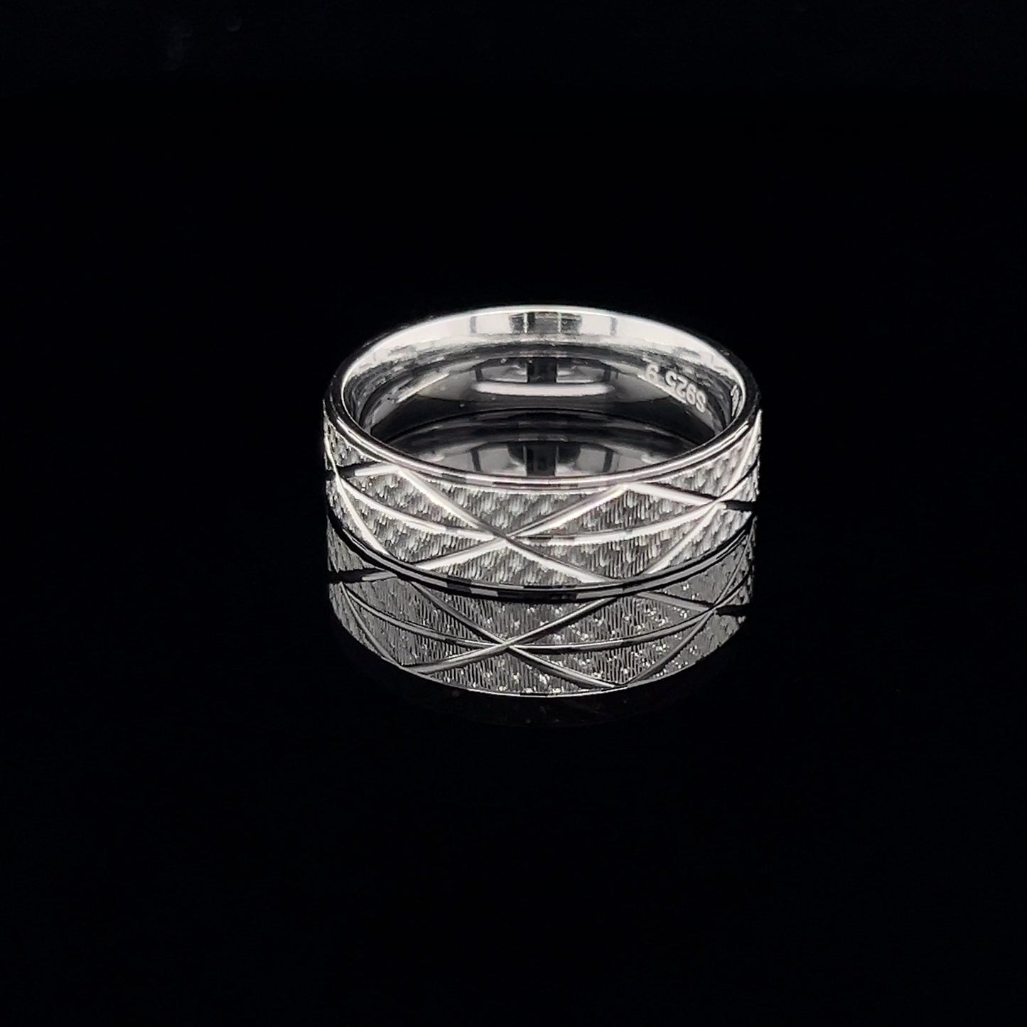 925 Sterling Silver Rings Bands Elegant Desgin