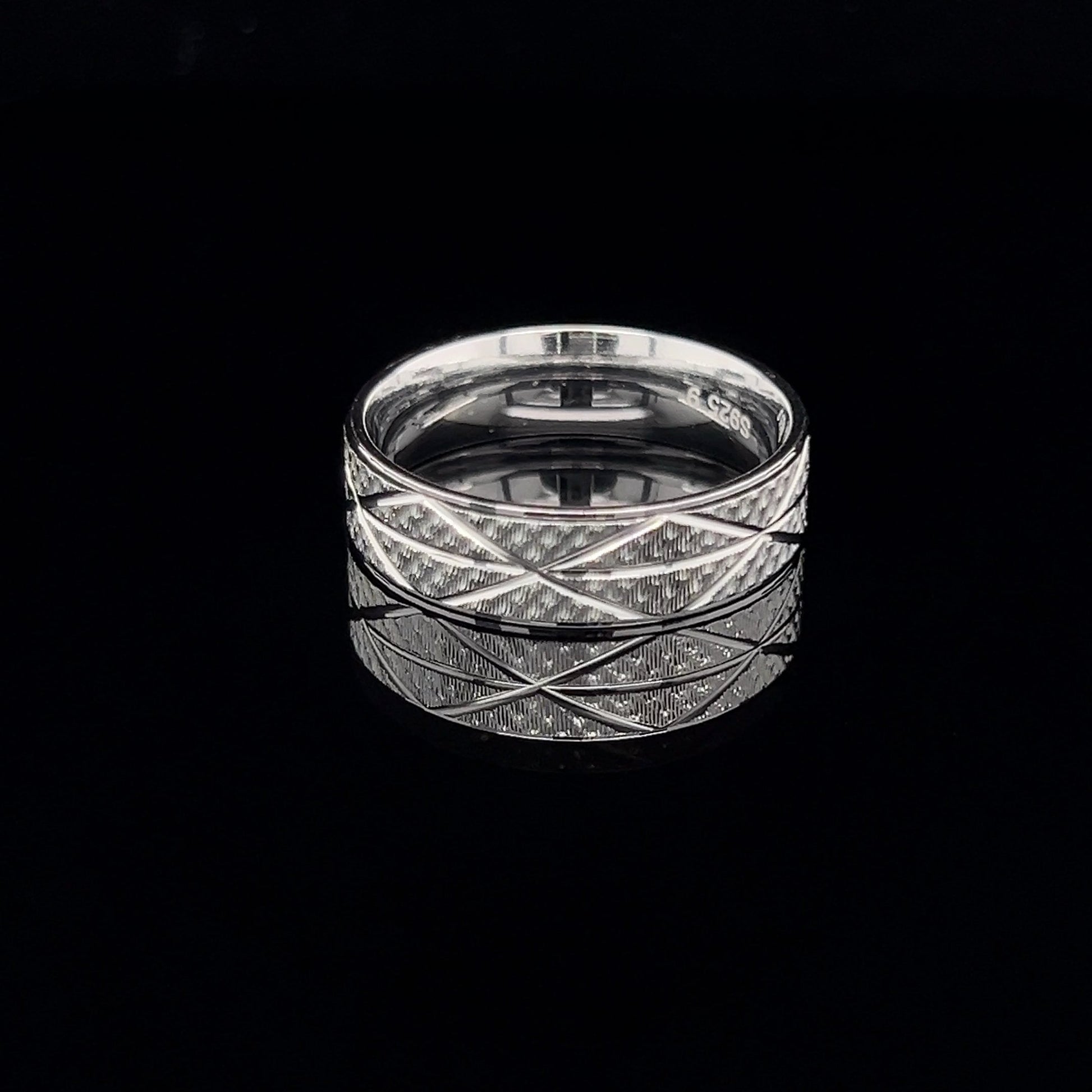925 Sterling Silver Rings Bands Elegant Desgin