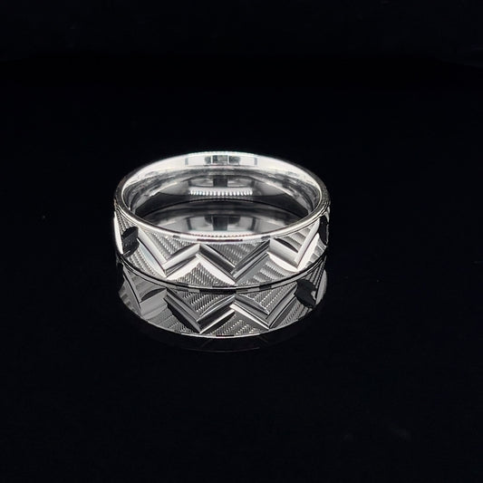 925 Sterling Silver Rings Bands Elegant Desgin