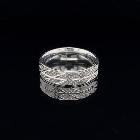 925 Sterling Silver Rings Bands Elegant Desgin