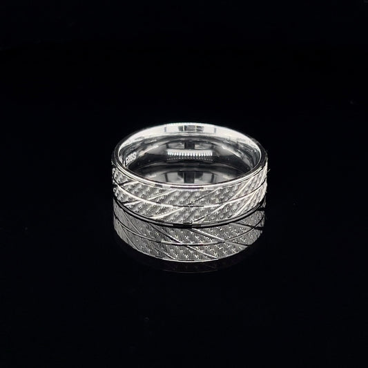 925 Sterling Silver Rings Bands Elegant Desgin